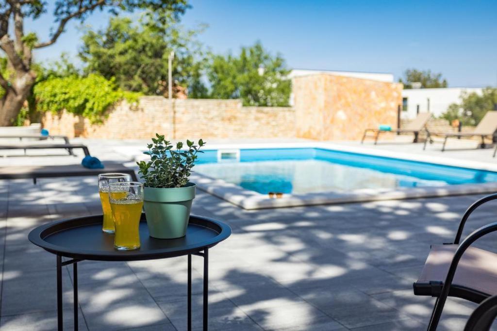 Cesare Apartment, With Swimming Pool And Sea View Ližnjan Eksteriør bilde